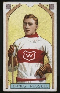 Ernest Russell's 1911-12 Imperial Tobacco card.
