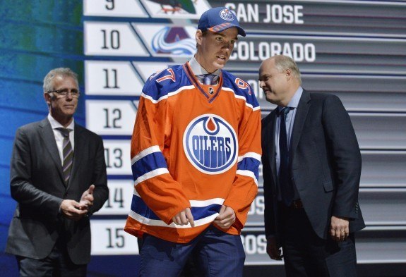 Connor McDavid: The generational talent is finally officially a member of the Edmonton Oilers. (Steve Mitchell-USA TODAY Sports)