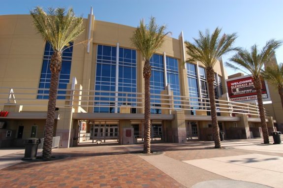 The City of Glendale terminated the lease agreement for Gila River Arena with the Coyotes (Wikipedia)