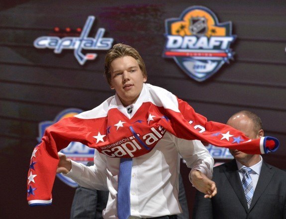 Ilya Samsonov on Draft day 2015 (Steve Mitchell-USA TODAY Sports)