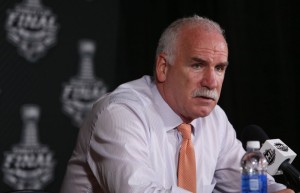Joel Quenneville's defensive system has brought three Stanley Cups to Chicago (Kim Klement-USA TODAY Sports)