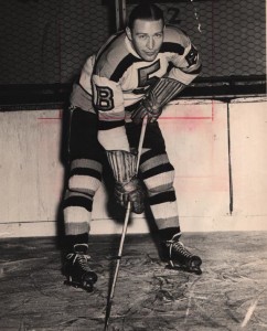 Aubrey (Dit) Clapper, first NHL player to play 20 seasons.