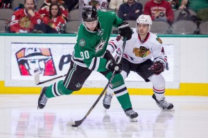 Jason Spezza in action against Chicago. (Jerome Miron-USA TODAY Sports)