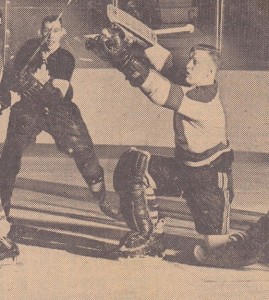 Wayne Rutledge, with OHA Sr. A Windsor Bulldogs