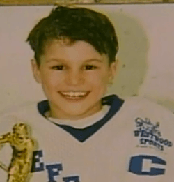 Zach Parise wore the 'C' long before he wore the 'A' for the Minnesota Wild. (hockeyplayersaskids.tumblr.com)
