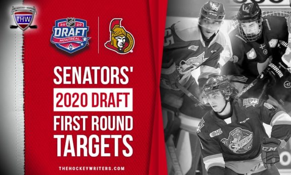 Ottawa Senators' 2020 Draft First Round Targets' Byfield, Holtz, and Drysdale