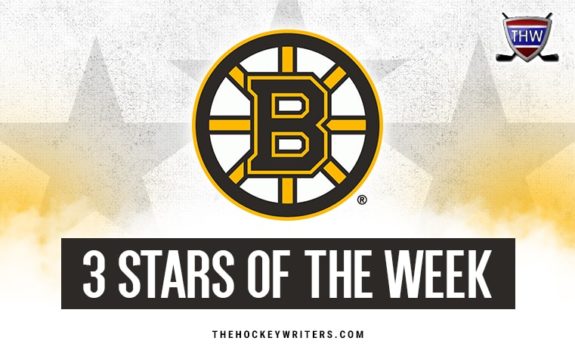 3 stars of the week Boston Bruins