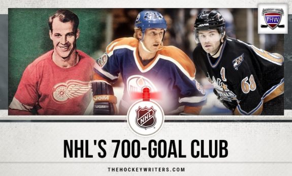 NHL's 700-Goal Club Wayne Gretzky Gordie Howe and Jaromir Jagr