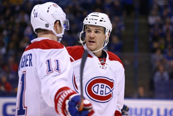 Montreal Canadiens forwards Brendan Gallagher and Andrew Shaw