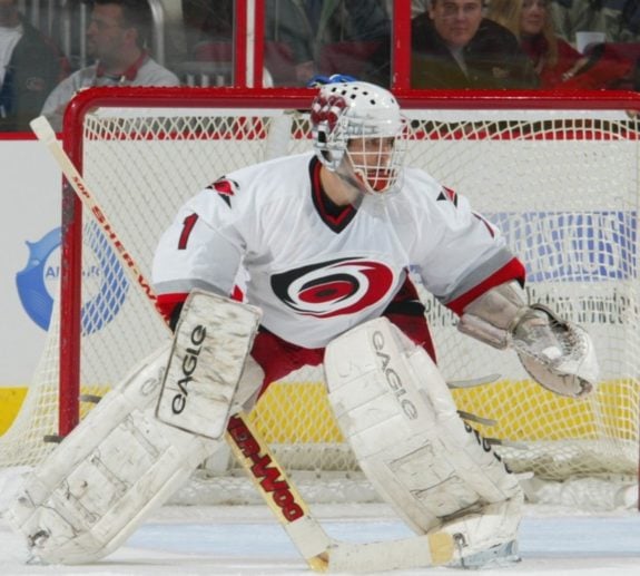 Historical Hurricanes: Artūrs Irbe’s Chaotic Style Impacts Raleigh