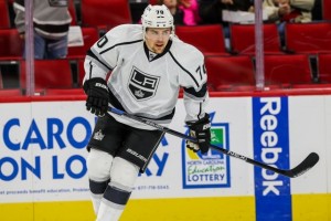 Los Angeles Kings left wing Tanner Pearson (70) 