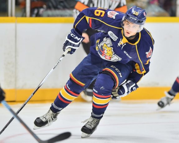 Ben Hawerchuk of the Barrie Colts