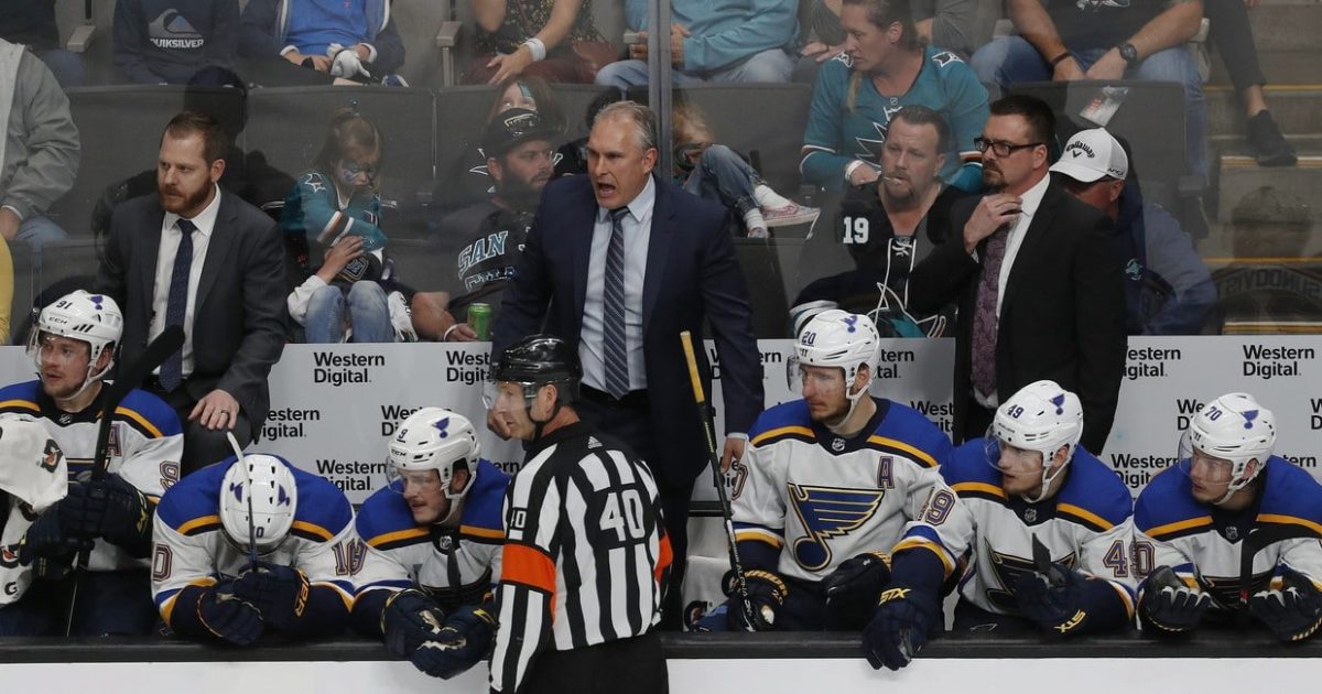 St. Louis Blues' head coach Craig Berube