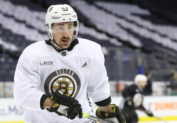 Bruins left wing Brad Marchand