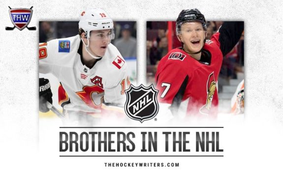 Brothers in the NHL Brady and Matthew Tkachuk