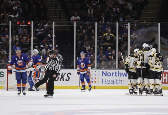 Boston Bruins celebrate