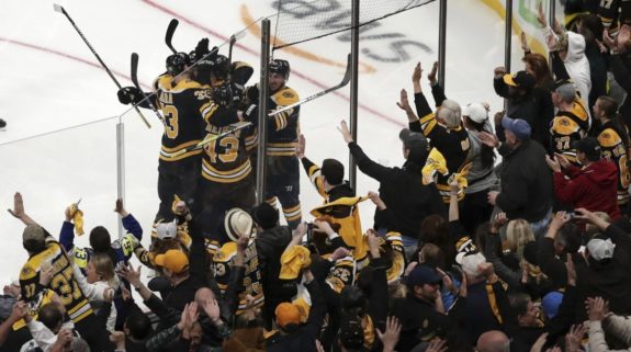 Boston Bruins and their fans Game 7