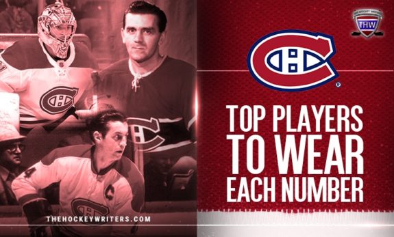 Top players to wear each number for Montreal Canadiens