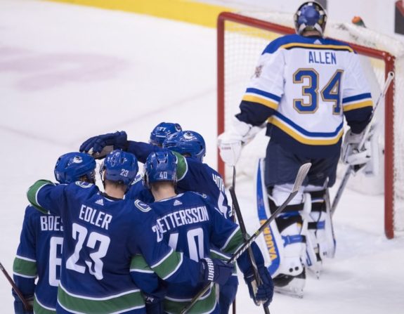 Vancouver Canucks celebrate