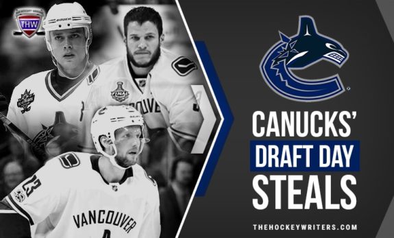 Vancouver Canucks’ Draft Day Steals Pavel Bure Alex Edler Kevin Bieksa