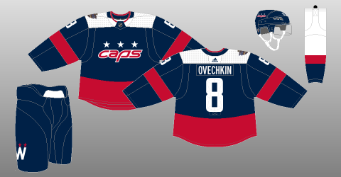 Washington Capitals 2018 Stadium Series uniform