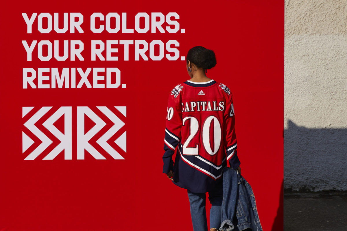 Washington Capitals Reverse Retro jersey