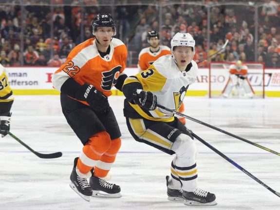 Dale Weise Flyers Olli Maata Penguins