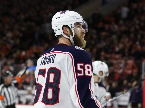 David Savard finally scores a goal for the Columbus Blue Jackets after almost two years and 122 goalless games.