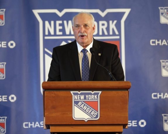 John Davidson, president of the New York Rangers