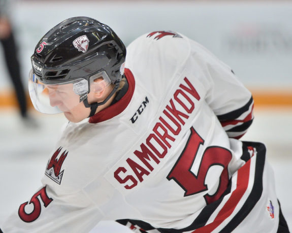 Dmitri Samorukov, Guelph Storm, NHL Entry Draft