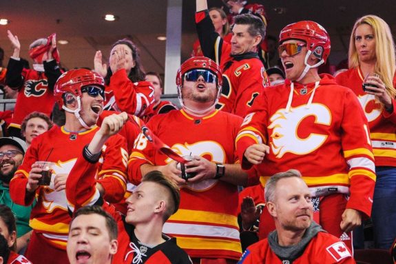 Fans of the Calgary Flames
