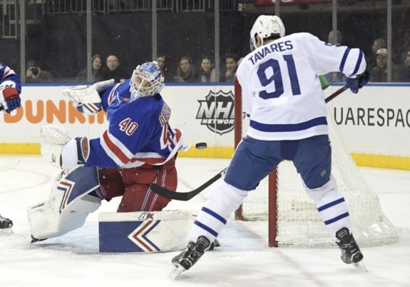 New York Rangers Alexandar Georgiev Toronto Maple Leafs John Tavares
