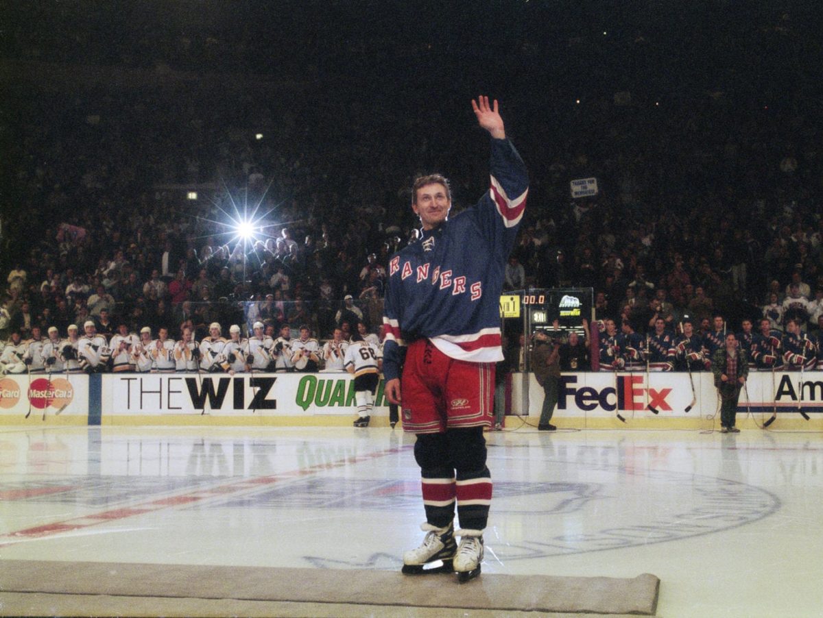 Wayne Gretzky New York Rangers retirement