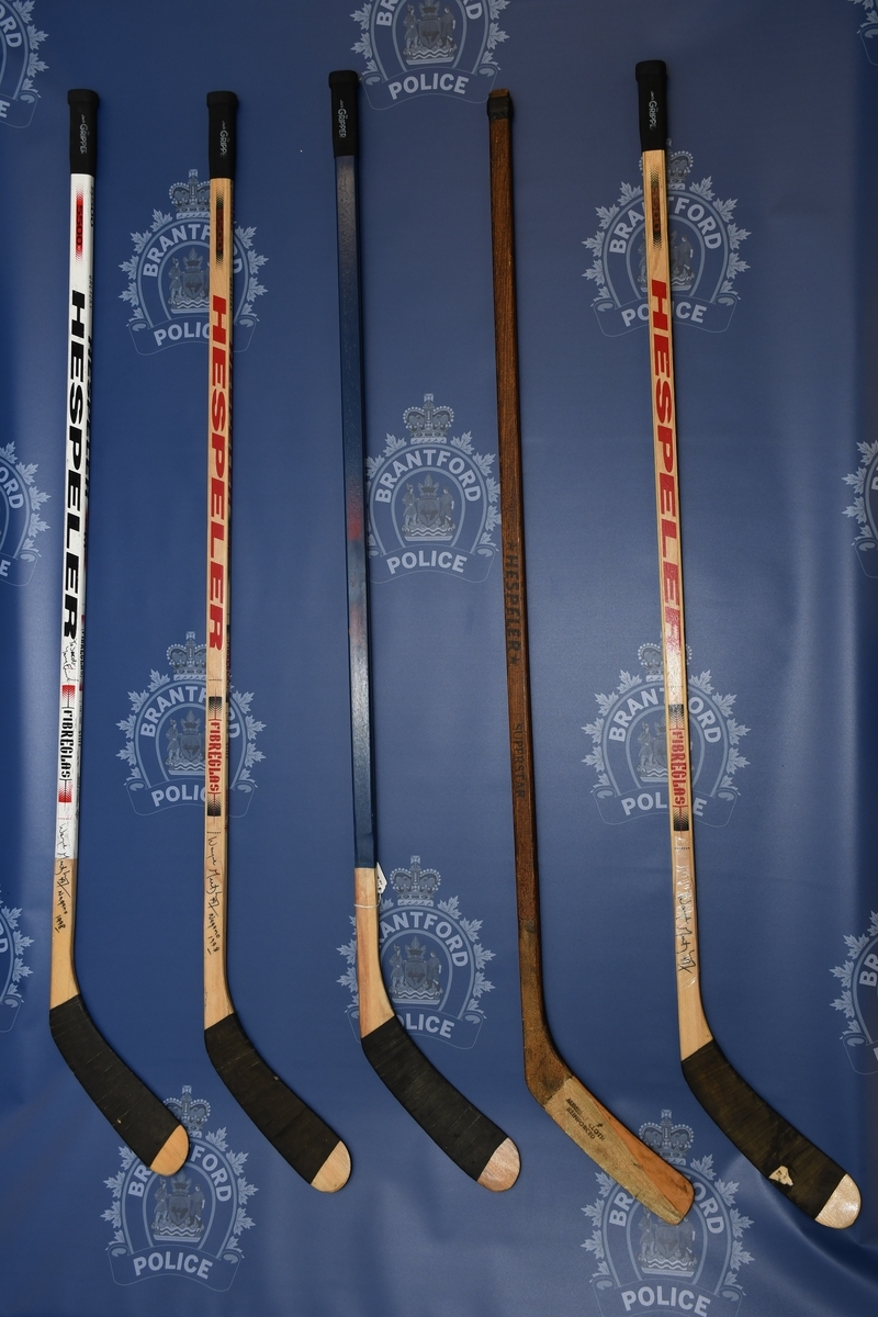 Wayne Gretzky memorabilia sticks