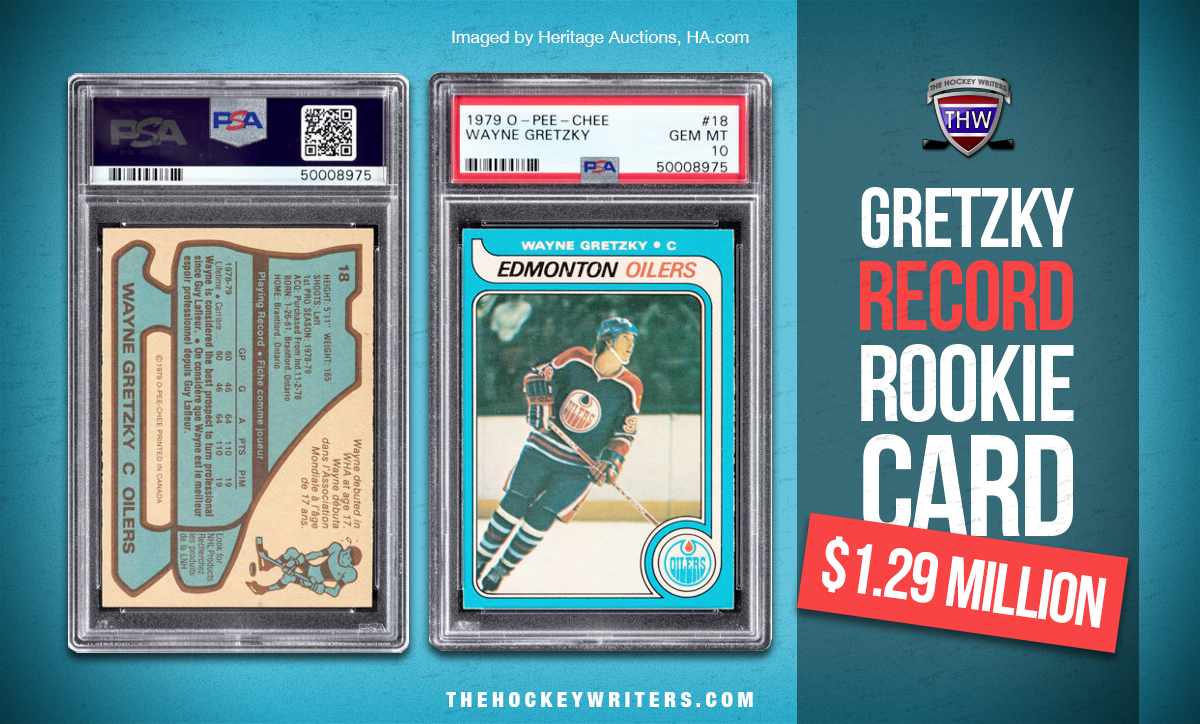 1979-80 O-Pee-Chee Wayne Gretzky rookie card $1.29 million Record
