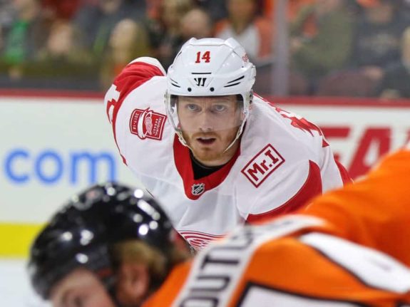 Gustav Nyquist of the Detroit Red Wings