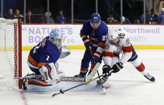 New York Islanders Thomas Greiss Devon Toews Florida Panthers Brett Connolly