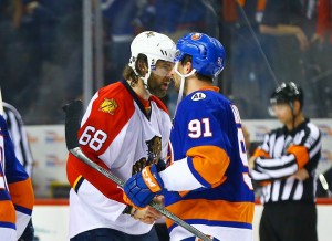In dispatching Jaromir Jagr and the Panthers, John Tavares forged his first big playoff moment. (Andy Marlin-USA TODAY Sports)