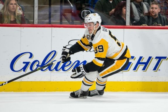 Jake Guentzel of the Pittsburgh Penguins