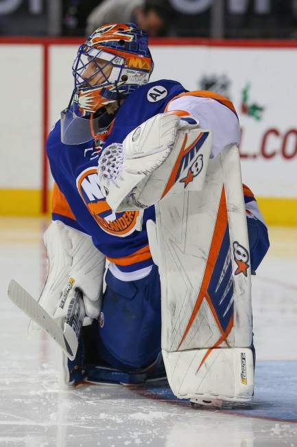 (Anthony Gruppuso-USA TODAY Sports) Garth Snow is reportedly shopping Jaroslav Halak and there should be a handful of teams interested in acquiring the veteran goaltender.