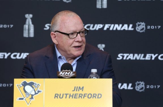 Penguins general manager Jim Rutherford