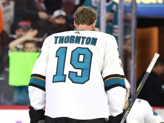 Joe Thornton, San Jose Sharks