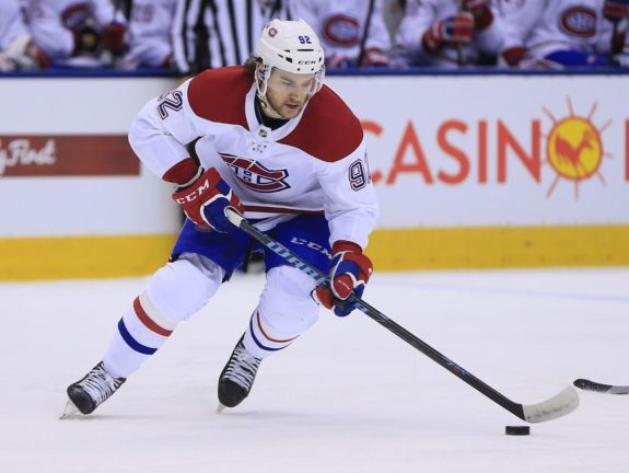 Montreal Canadiens forward Jonathan Drouin