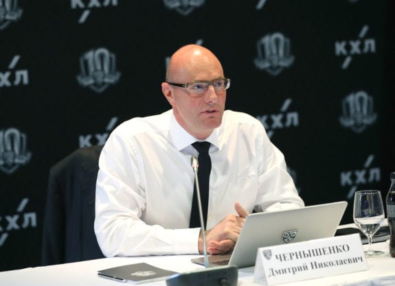 Conference of the KHL Clubs Heads. Dmitry Chernyshenko