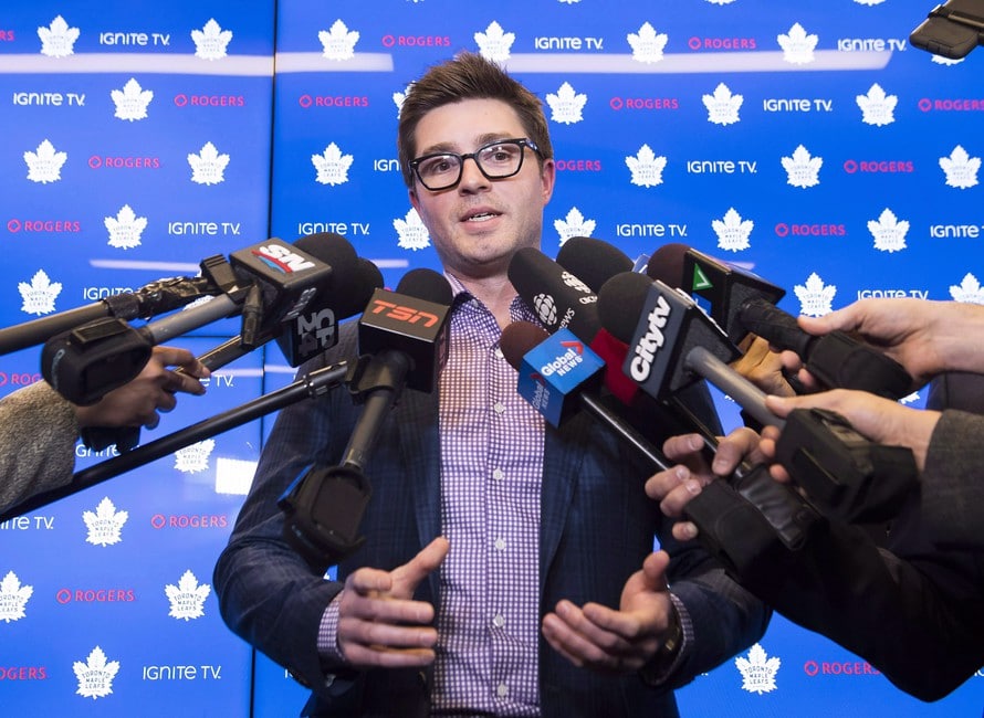 Toronto Maple Leafs General Manager Kyle Dubas