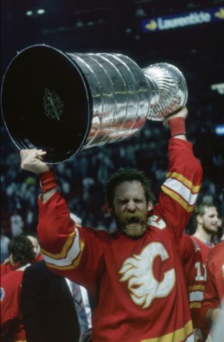 Lanny McDonald of the Calgary Flames