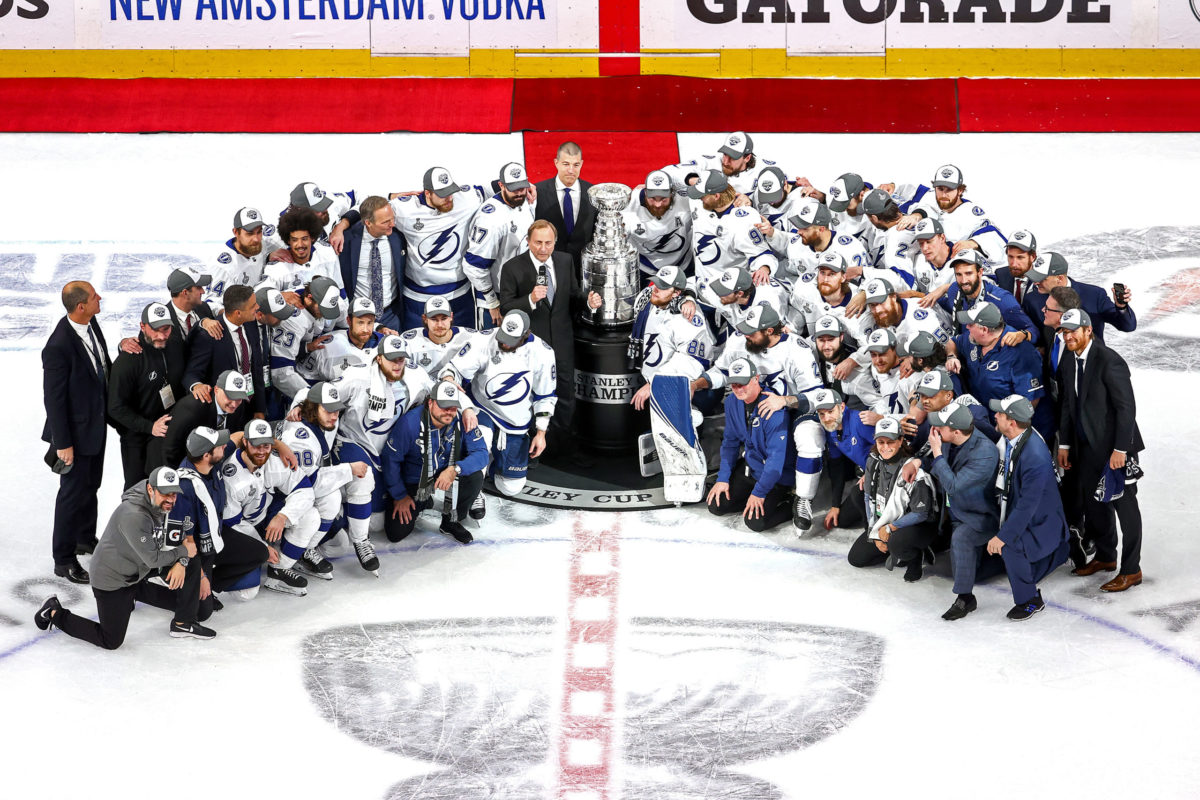 The 2019-20 Tampa Bay Lightning  set a record for the most playoff overtime enroute to winning the Stanley Cup.