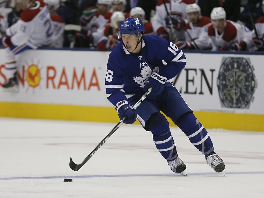 Mitch Marner Scores Twice, Maple Leafs Beat Blue Jackets 4-1