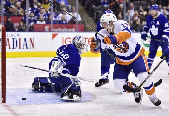 New York Islanders Mathew Barzal Toronto Maple Leafs Garret Sparks