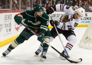The Minnesota Wild and Chicago Blackhawks will face off this Sunday in Minnesota's first-ever outdoor game. (Brace Hemmelgarn-USA TODAY Sports)